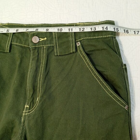 BDG Jogger Pants Green 100% Cotton With Pockets - Size 28 - Picture 9 of 12